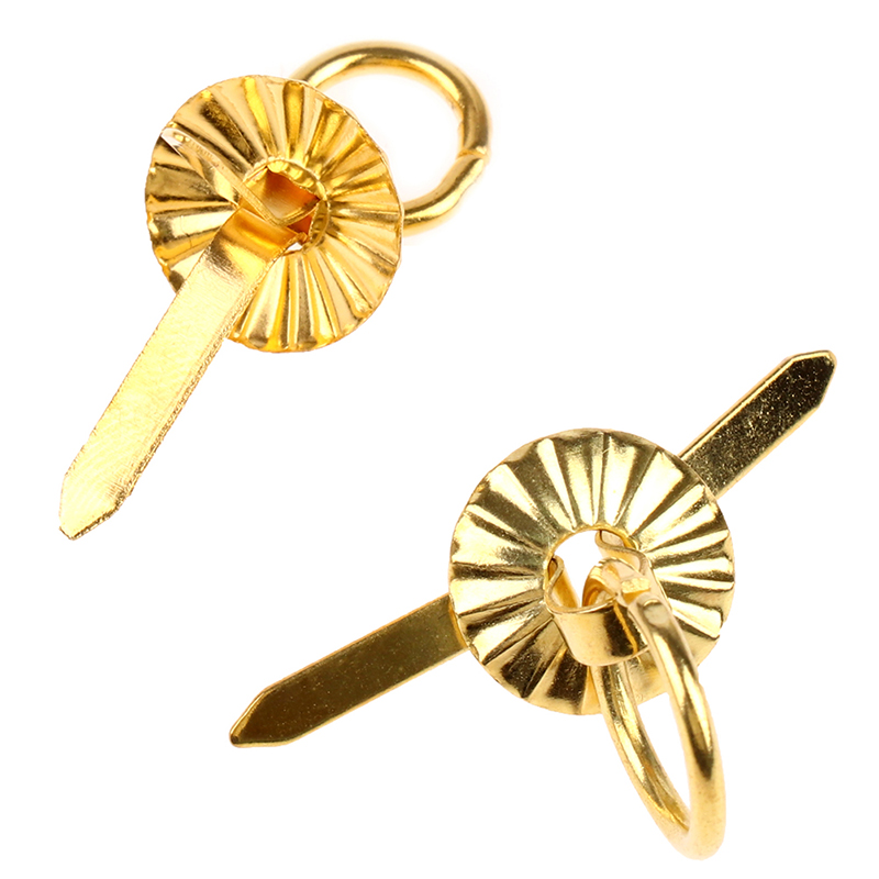 Furniture Hardware Pulls - 4pcs 1/12 Hardware Golden Metal Drawer