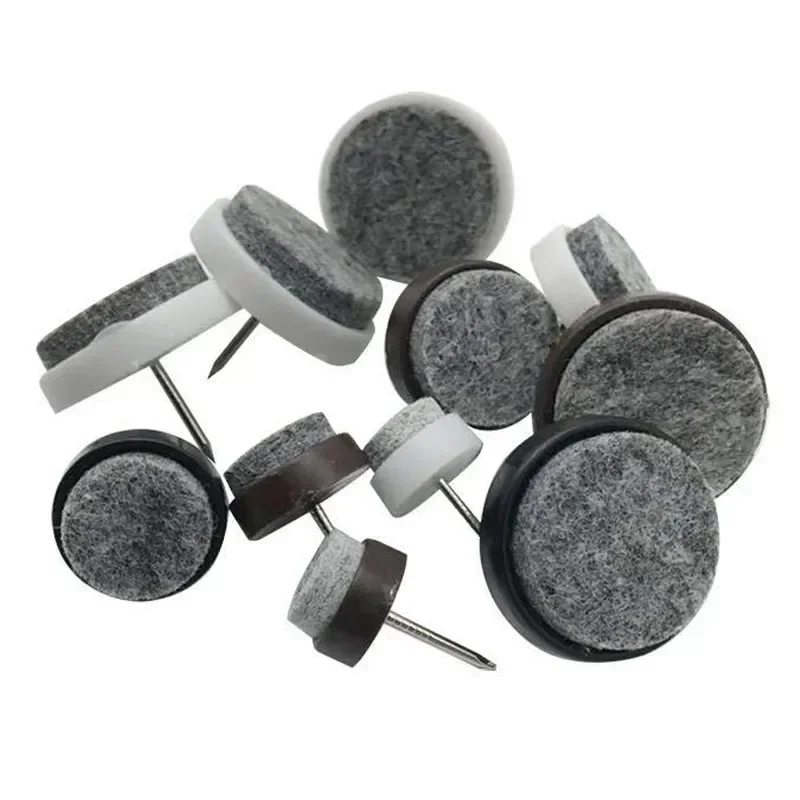Furniture Hardware For Legs - 30pcs 14-28mm Plastic Felt Nails Non-slip