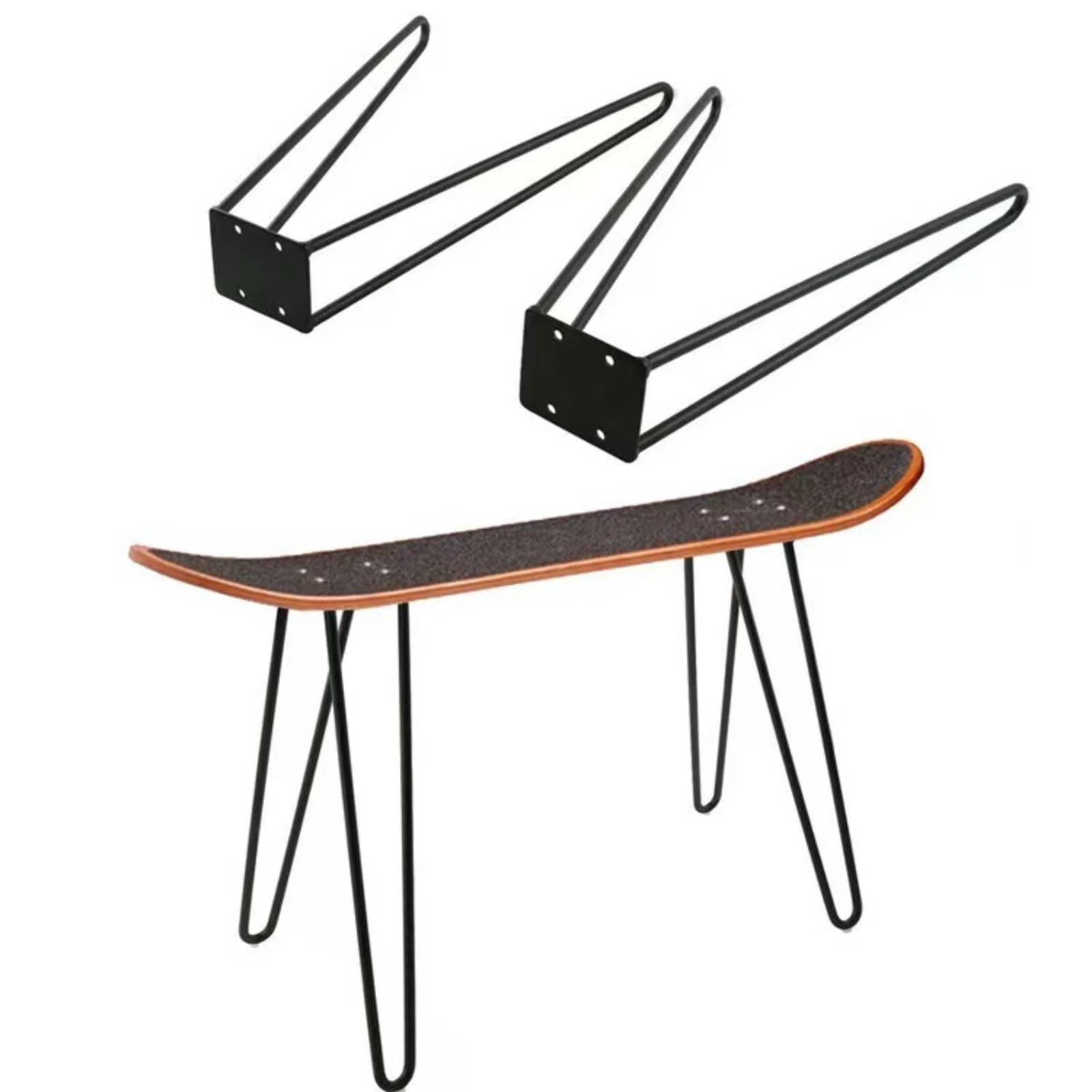 Furniture Hardware For Legs - Hairpin Table Leg Bracket Included Screws