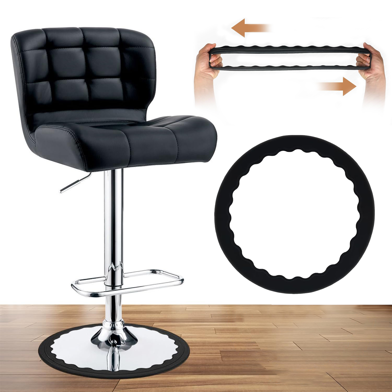 Furniture Foot Pad - 1Pc Bar Stools Leg Protectors Ring