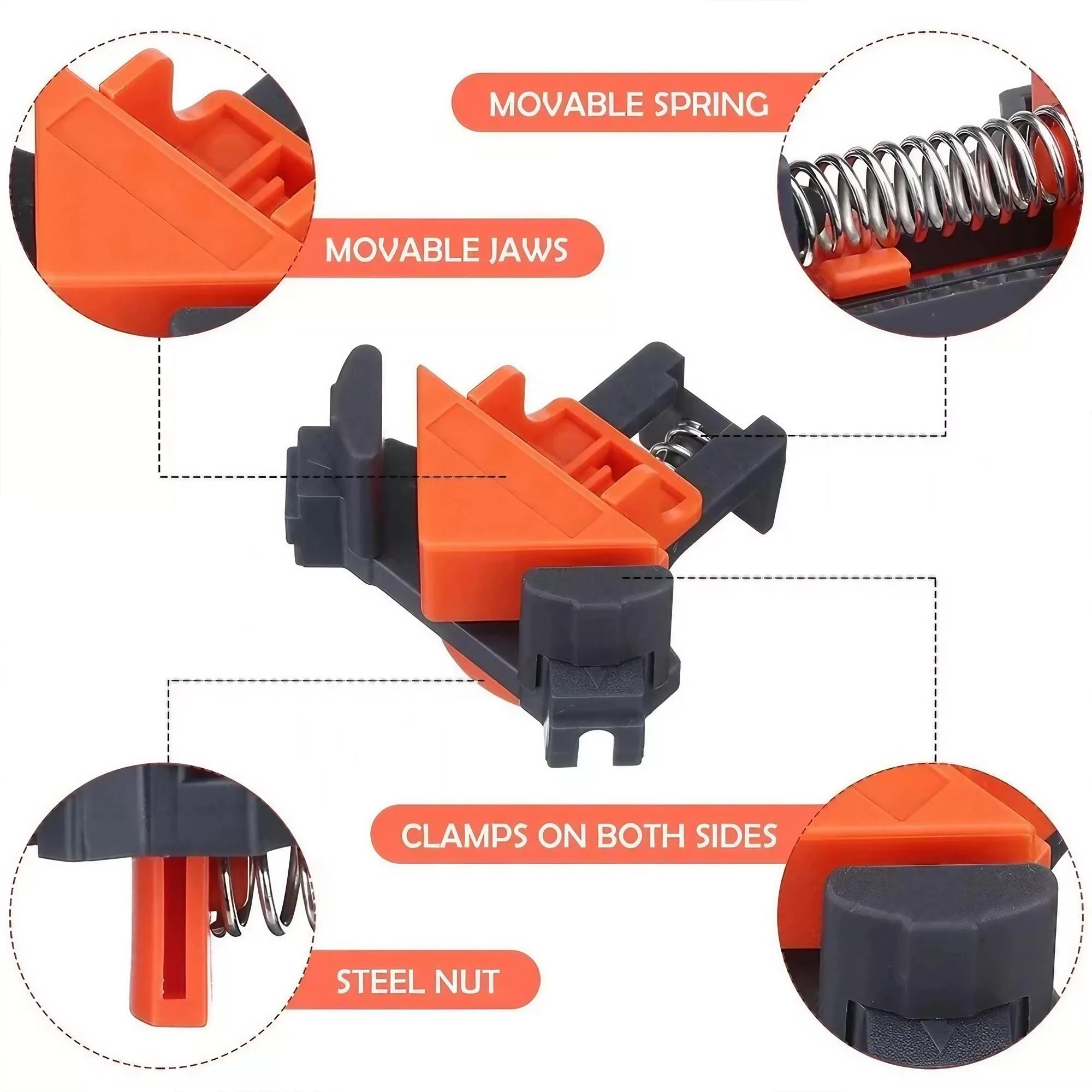 Premium 90 Degree Right Angle  - Furniture Joinery Hardware recension och pris
