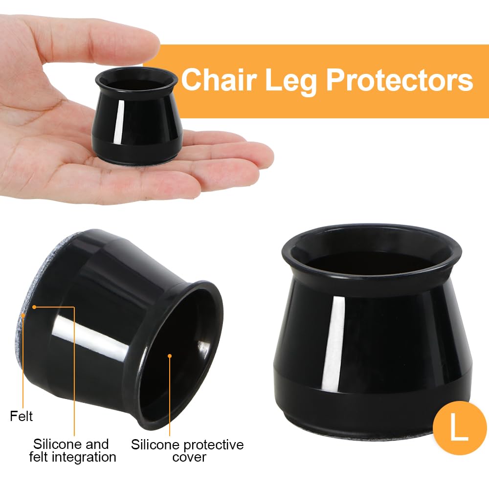 16 Pcs Chair Leg Floor Protect - Furniture Foot Pad recension och pris