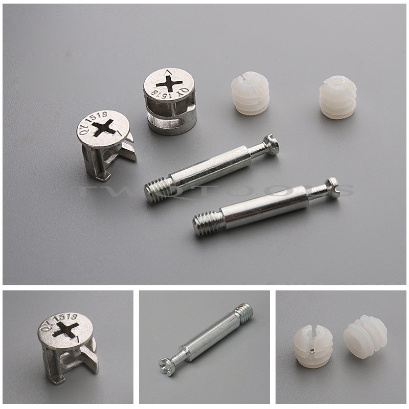 20 Sets 3-in-1 Cam Lock Nut Co - Furniture Joinery Hardware recension och pris
