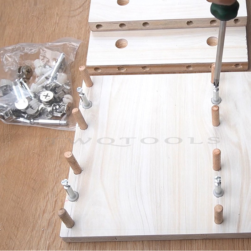 20 Sets 3-in-1 Cam Lock Nut Co - Furniture Joinery Hardware recension och pris