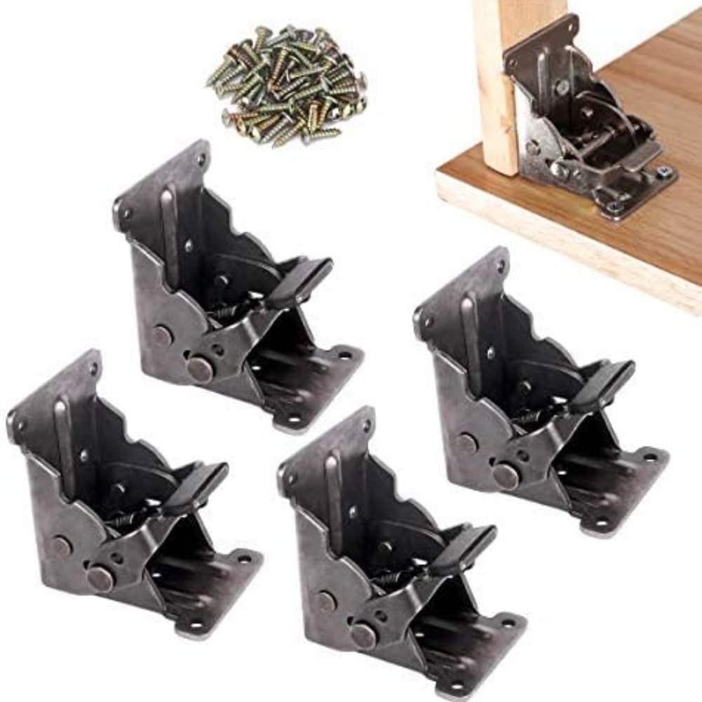 4pcs Heavy Duty Folding Bracke - Furniture Hardware For Legs recension och pris