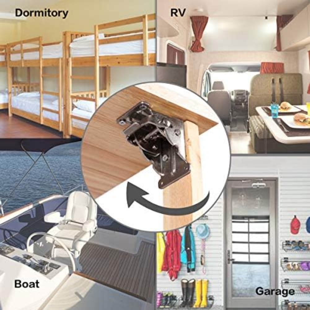 4pcs Heavy Duty Folding Bracke - Furniture Hardware For Legs recension och pris
