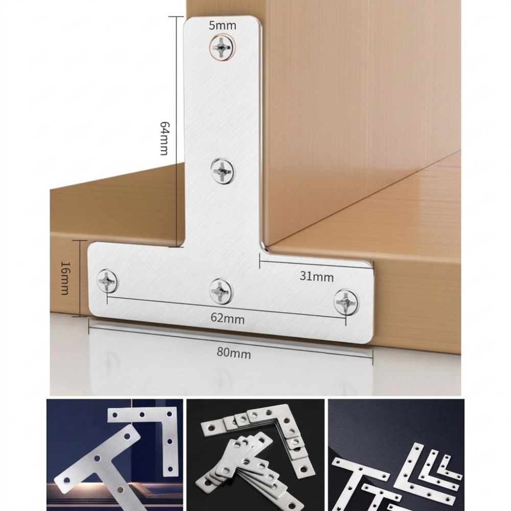 Sturdy Metal Joining Plate Iro - Furniture Joining Hardware recension och pris
