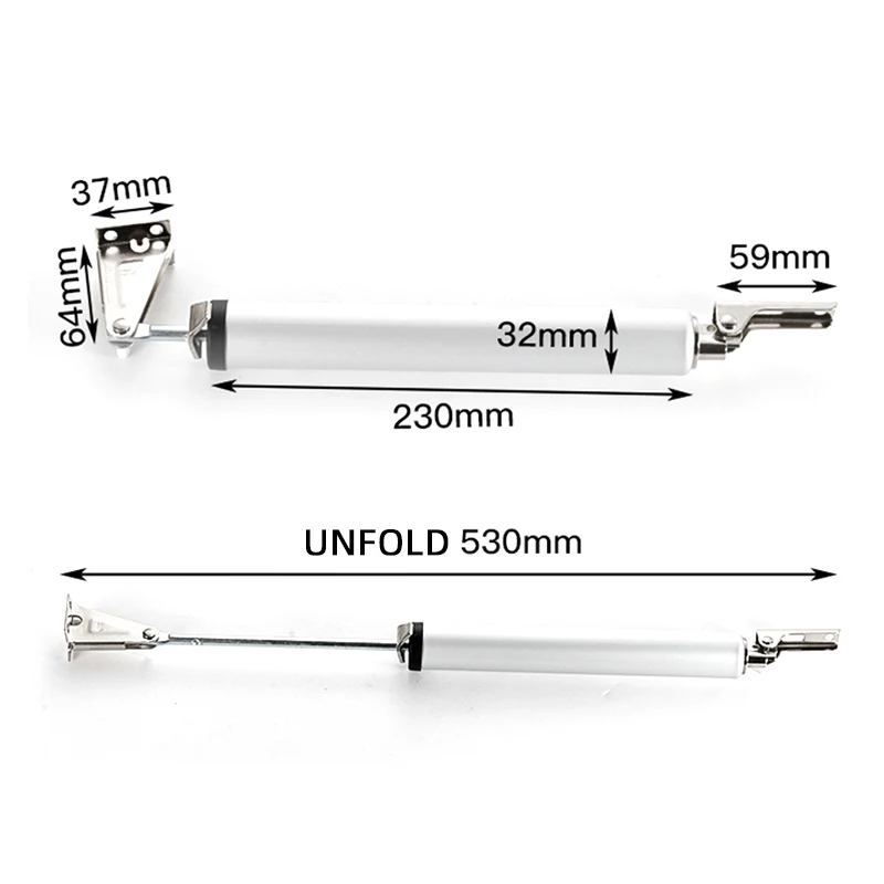 Automatic Silent Door Closer w - Furniture Joinery Hardware recension och pris