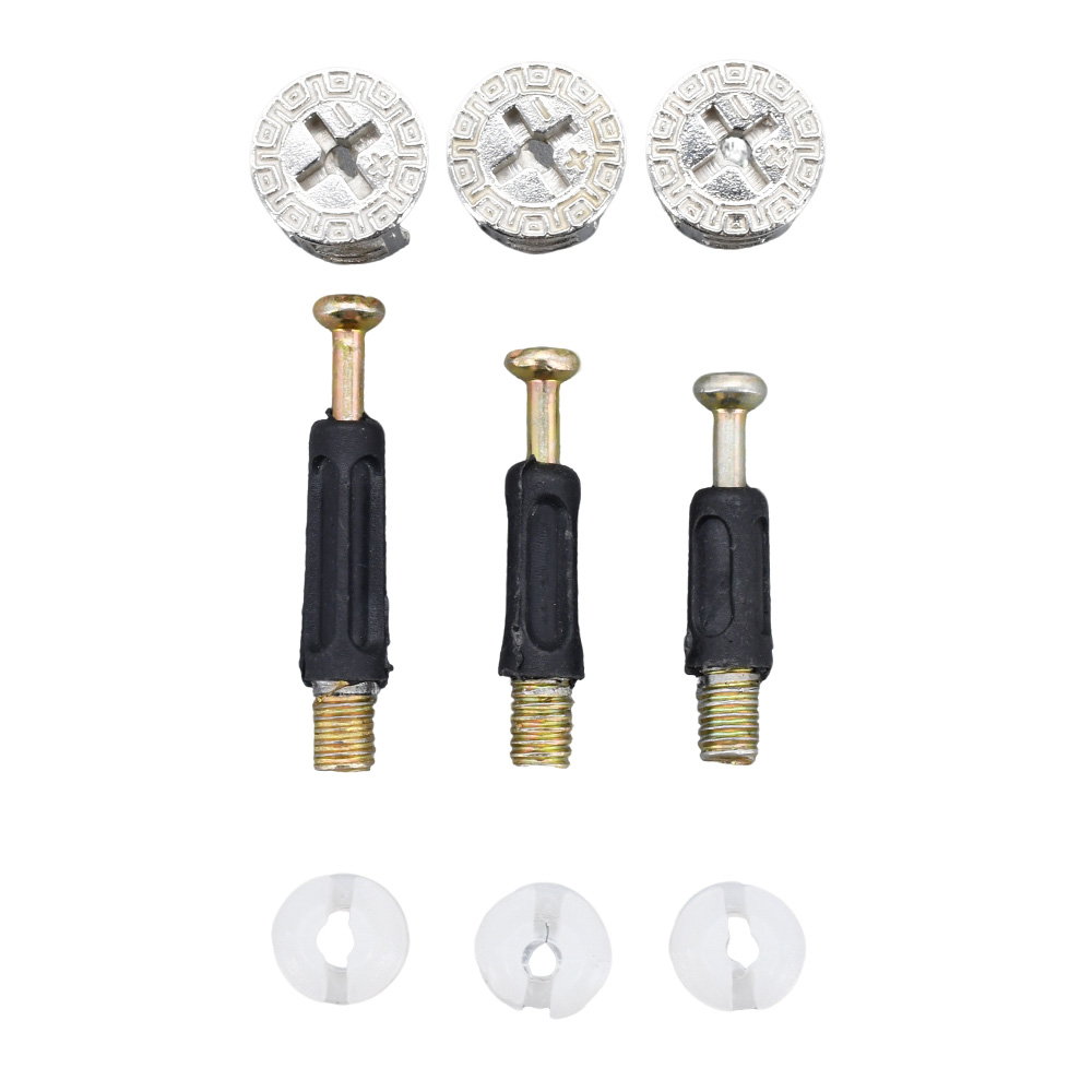 50/100Pcs 3 in 1 Furniture Con - Furniture Joinery Hardware recension och pris