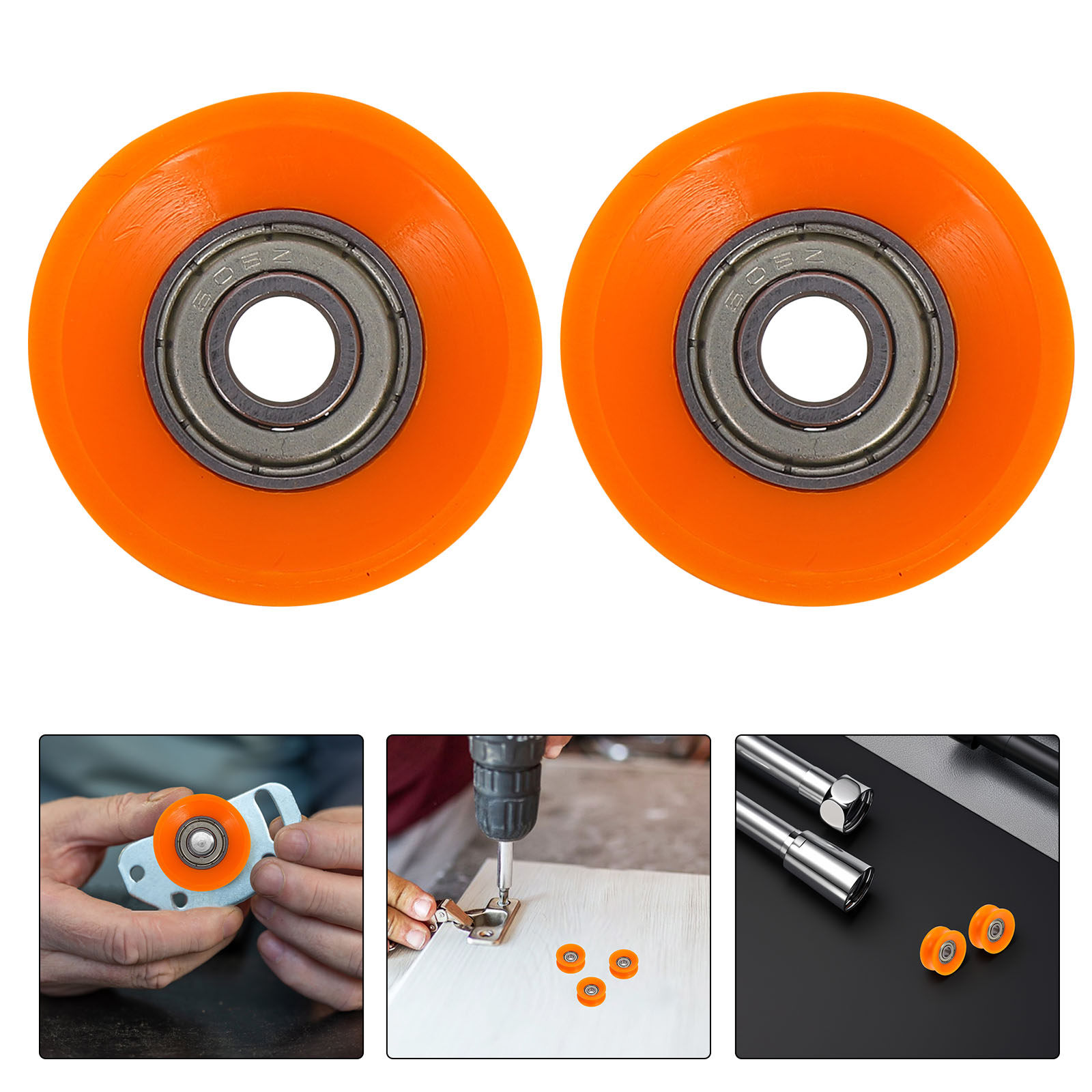 5Pcs U-Groove Nylon Sliding Do - Furniture Hardware Replacement recension och pris