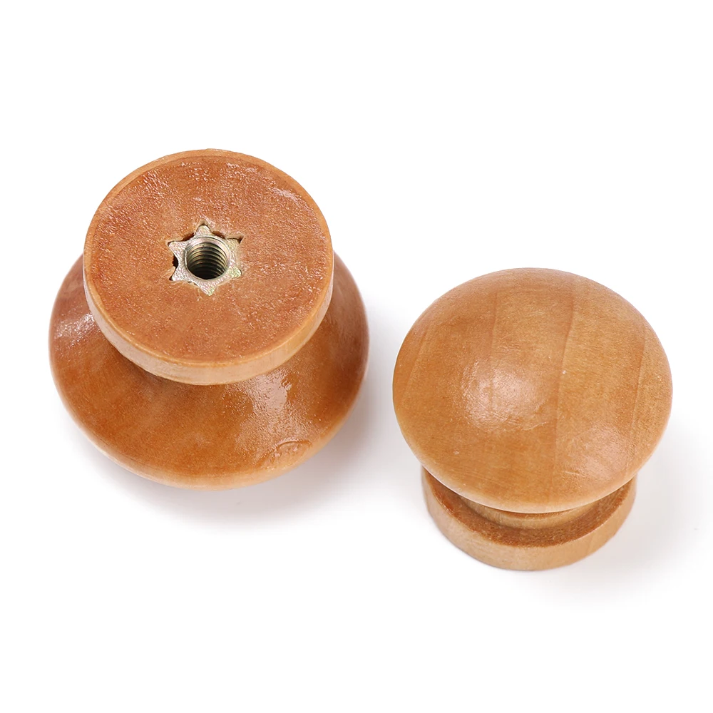10pcs/Lot Round Shape Natural  - Furniture Hardware Pulls recension och pris