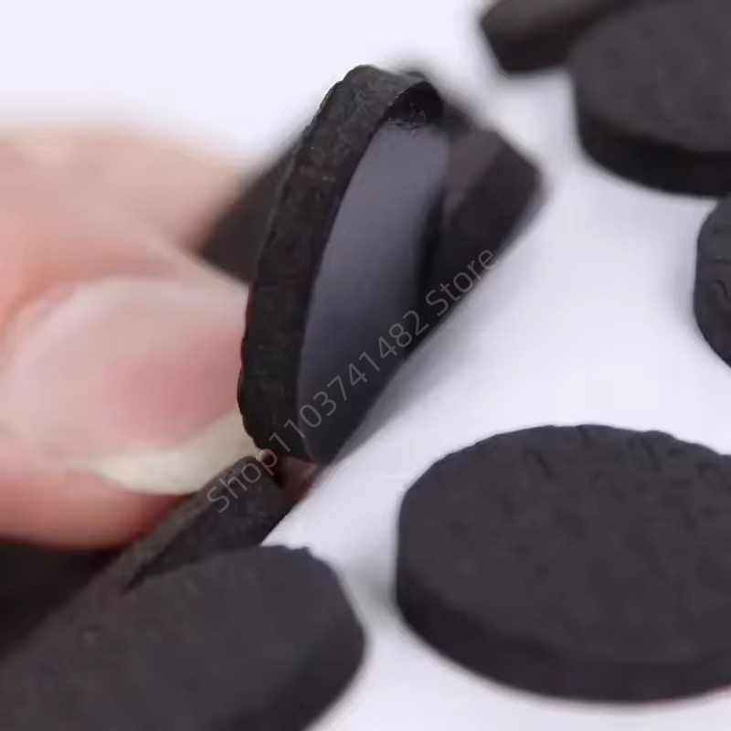 2-48Pc Self Adhesive Black Fur - Furniture Foot Pad recension och pris