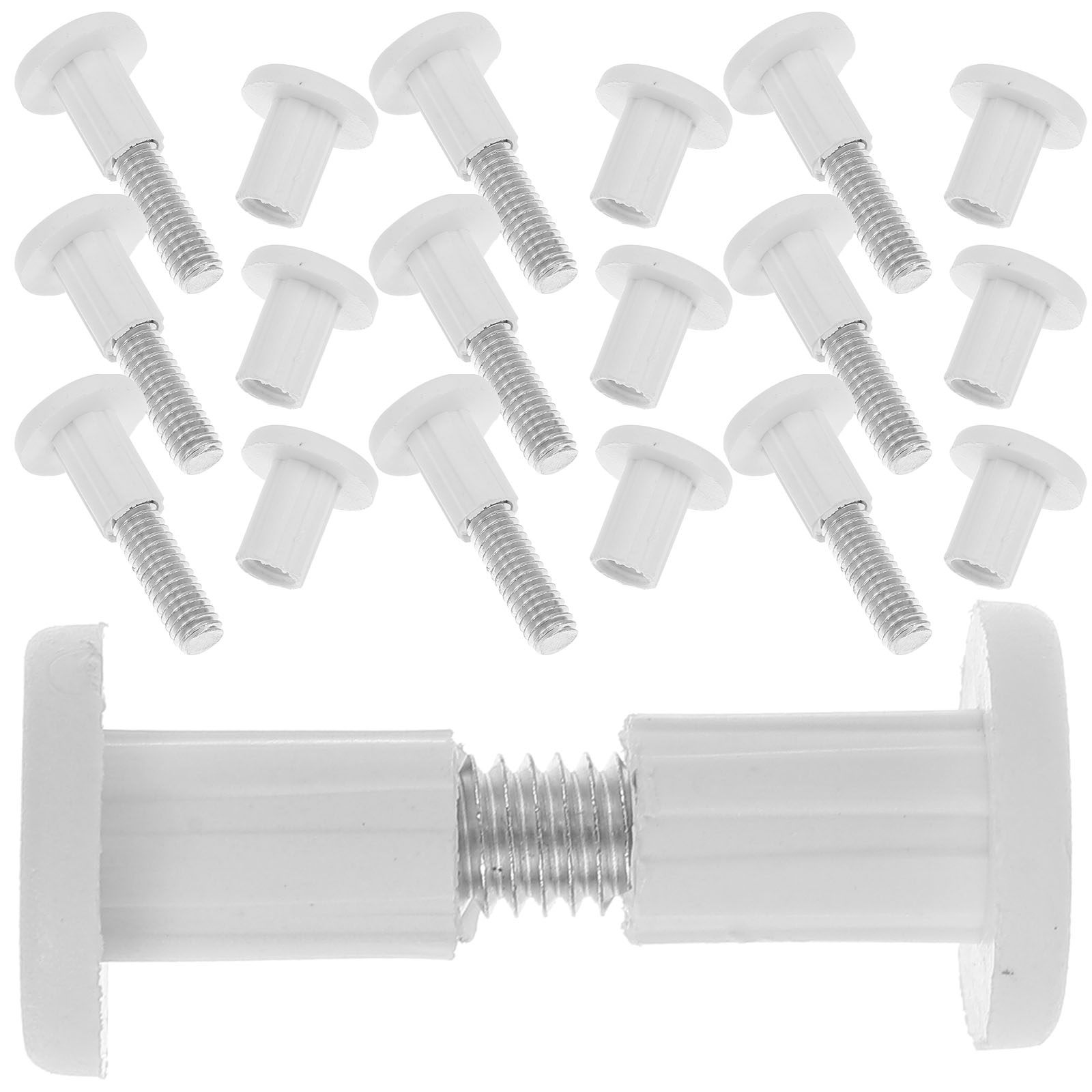 50Pcs Board Fastener Kit Plast - Furniture Joining Hardware recension och pris