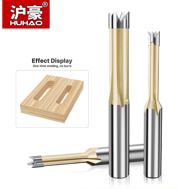 H‌UHAO 4 Flute Woodworking Rou - Furniture Joining Hardware recension och pris