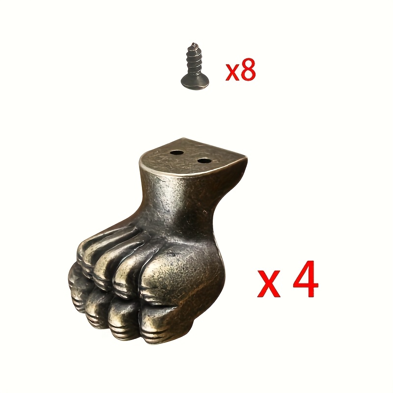 4pcs Antique Foot Brass Jewelr - Furniture Hardware For Legs recension och pris