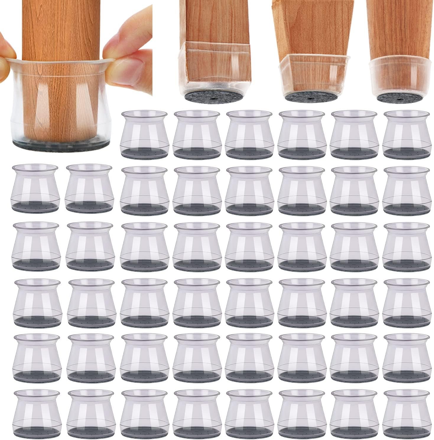 16 Pcs Chair Leg Floor Protect - Furniture Foot Pad recension och pris