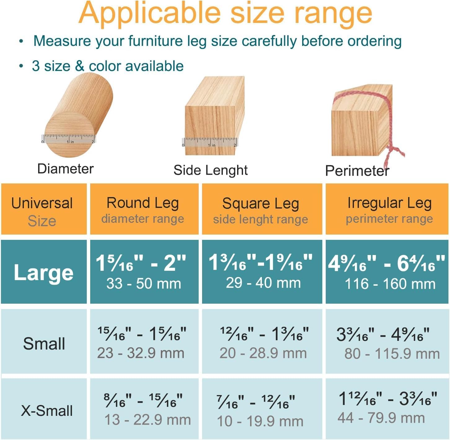 16 Pcs Chair Leg Floor Protect - Furniture Foot Pad recension och pris