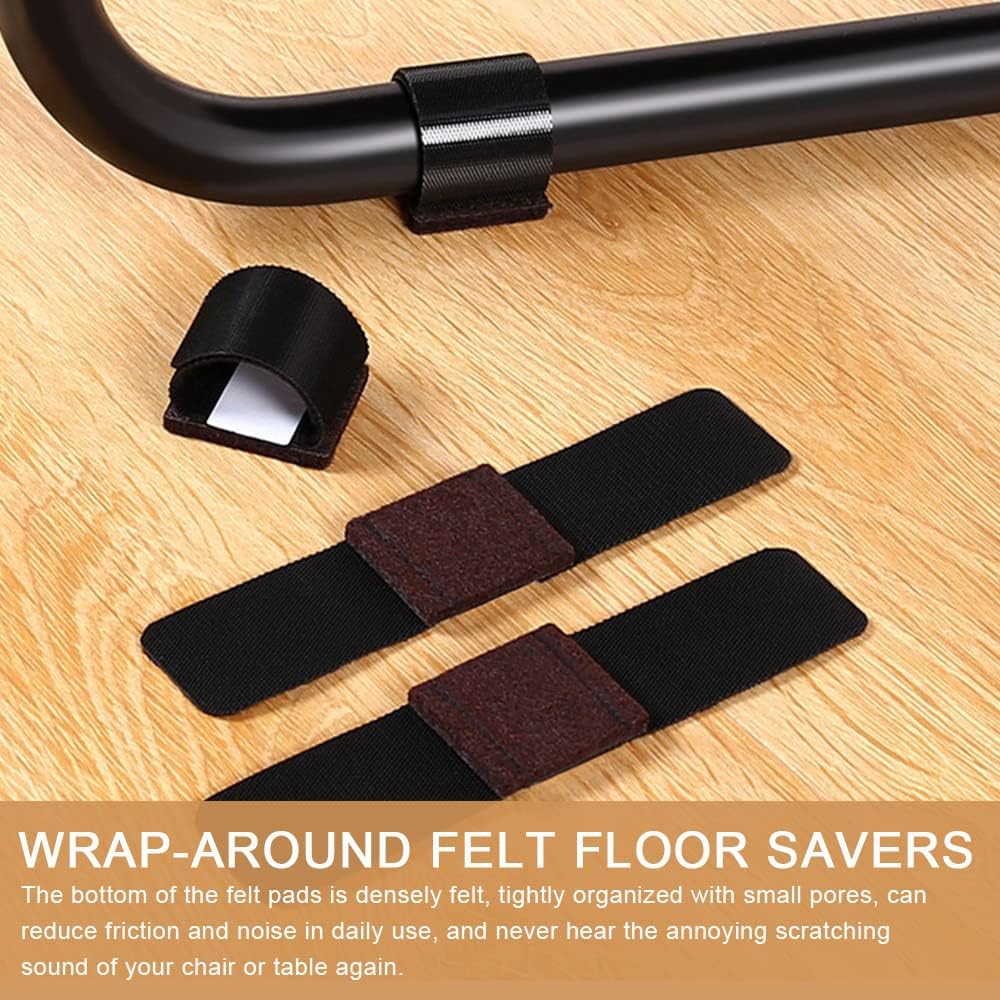 10PCS Wrap-Around Felt Furnitu - Furniture Foot Pad recension och pris