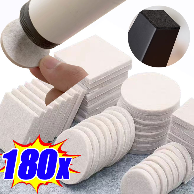 18/180Pcs Felt Chair Leg Pads  - Furniture Foot Pad recension och pris