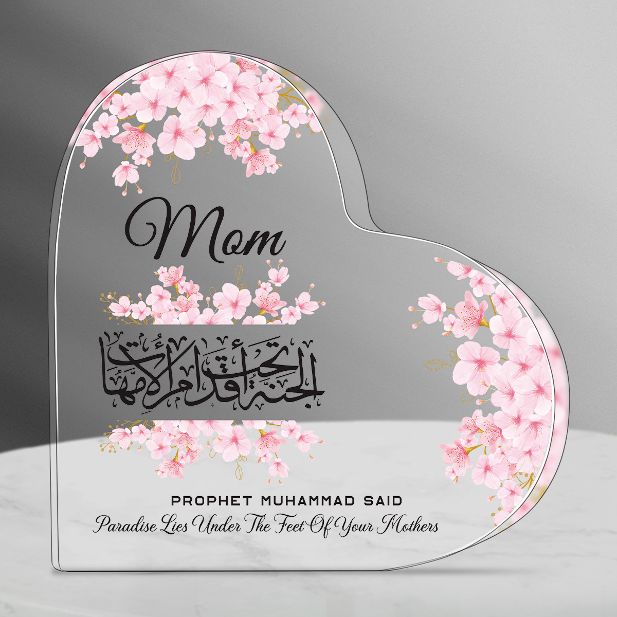 Heart Acrylic Desk Plaque Mom  - Furniture Paradise & Hardware Ghaziabad Photos recension och pris