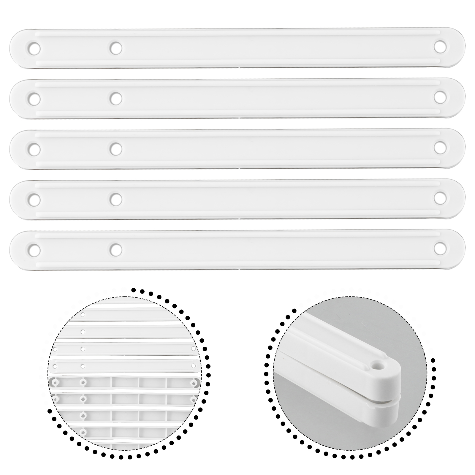 10pcs Draw Rail Plastic Drawer - Furniture Hardware Replacement recension och pris