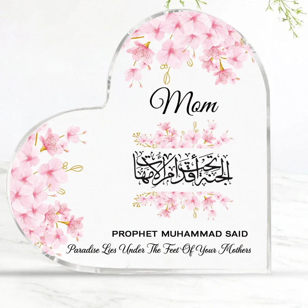 Heart Acrylic Desk Plaque Mom  - Furniture Paradise & Hardware Ghaziabad Photos recension och pris