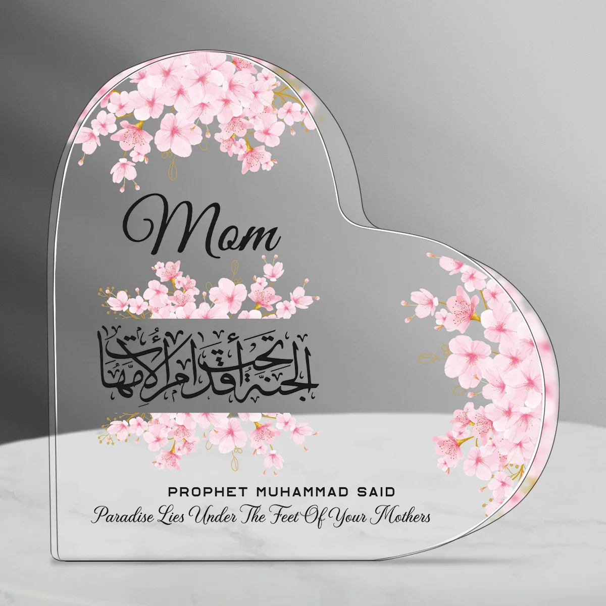 Heart Acrylic Desk Plaque Mom  - Furniture Paradise & Hardware Ghaziabad Photos recension och pris