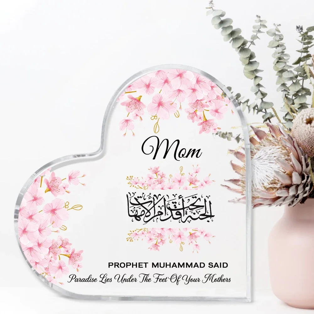 Heart Acrylic Desk Plaque Mom  - Furniture Paradise & Hardware Ghaziabad Photos recension och pris