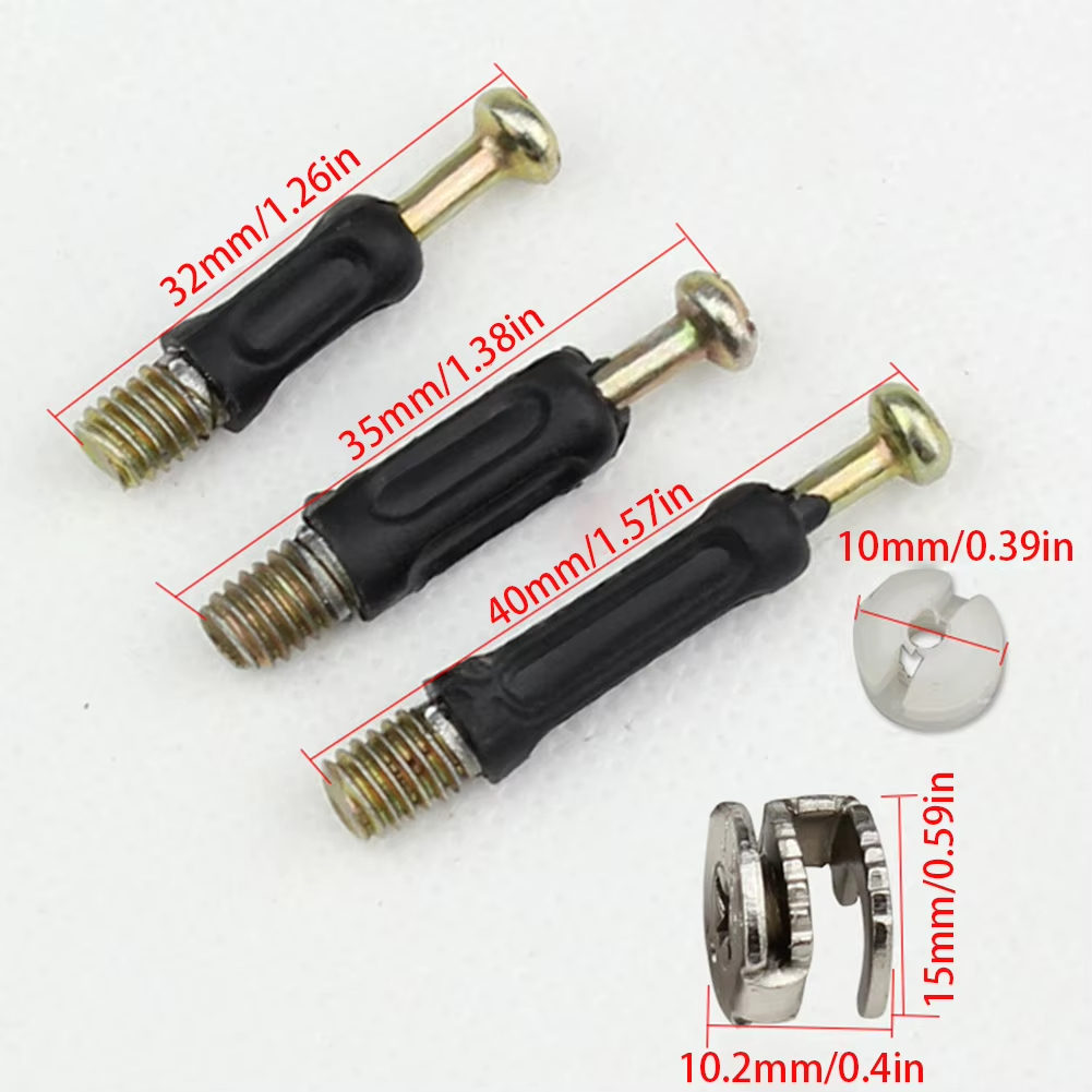 50 Sets 3 in 1 Furniture Conne - Furniture Joinery Hardware recension och pris