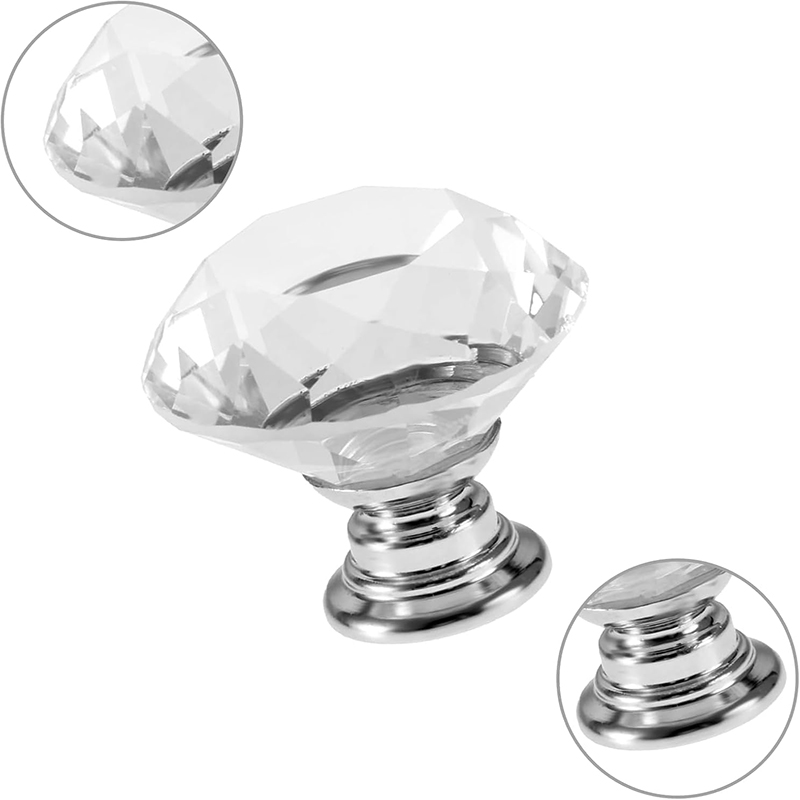 6Pcs Cabinet Knob with Screws  - Furniture Hardware Pulls recension och pris
