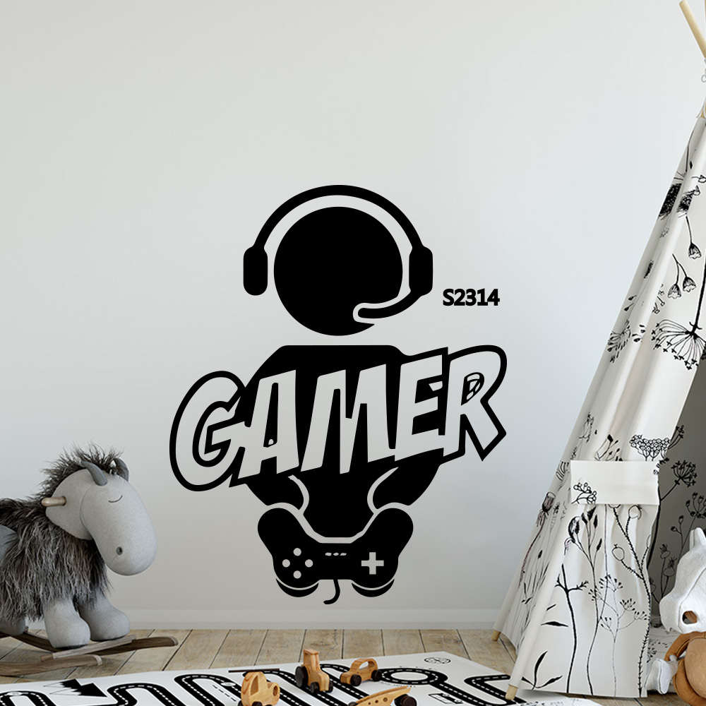1pc Gamer Wall Art Decal For K - Furniture Hardware Pulls recension och pris