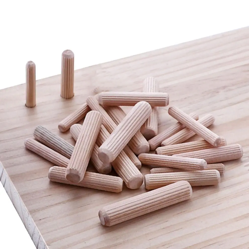 Wooden Dowel Pins 6/8mm Fluted - Furniture Joinery Hardware recension och pris