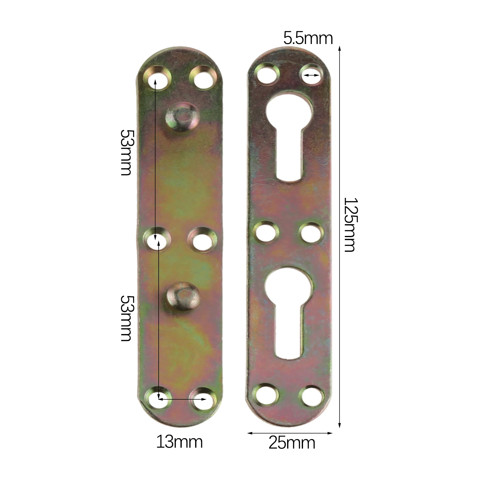 4 Sets Thickened Bed Hinge Fit - Furniture Joining Hardware recension och pris
