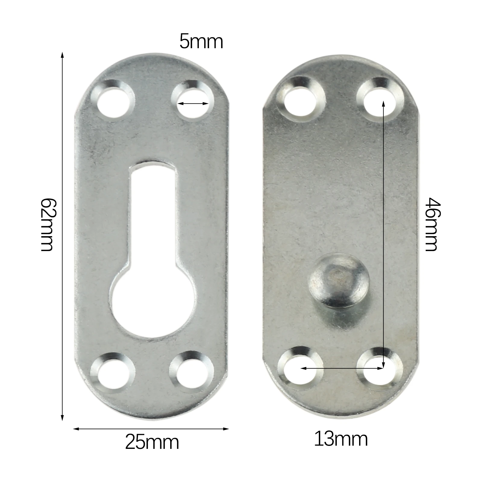 4 Sets Thickened Bed Hinge Fit - Furniture Joining Hardware recension och pris